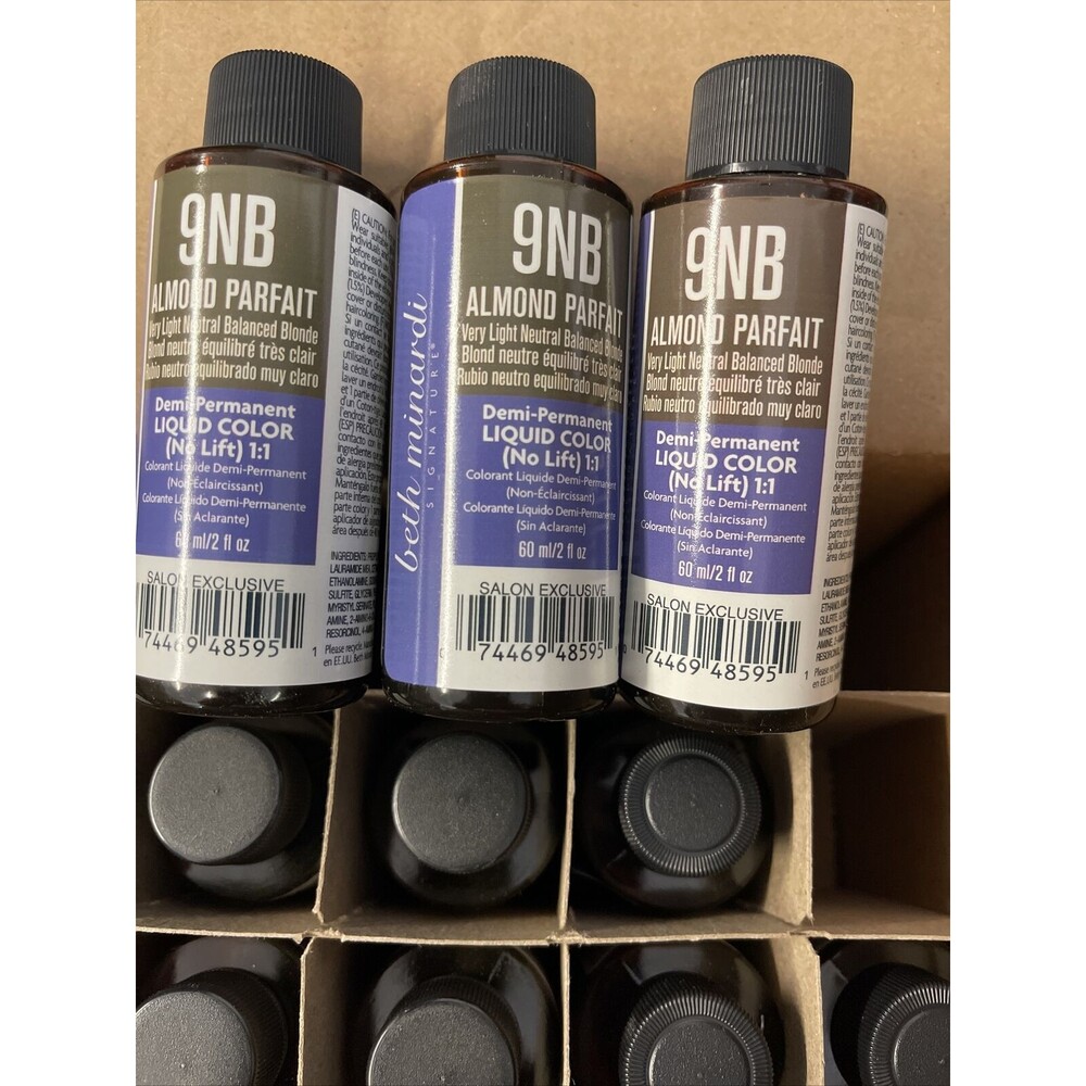 3 Beth Minardi Signature Demi-Permanent Liquid Hair Color - 9NB ALMOND PARFAIT